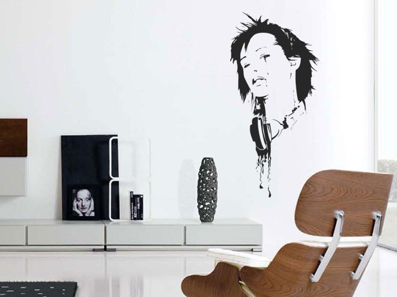 Samolepky na zeď DJ 006 - Samolepící dekorace a nálepka na stěnu
