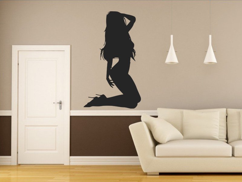 Samolepky na zeď Sexy tanečnice 003 - Samolepící dekorace a nálepka na stěnu