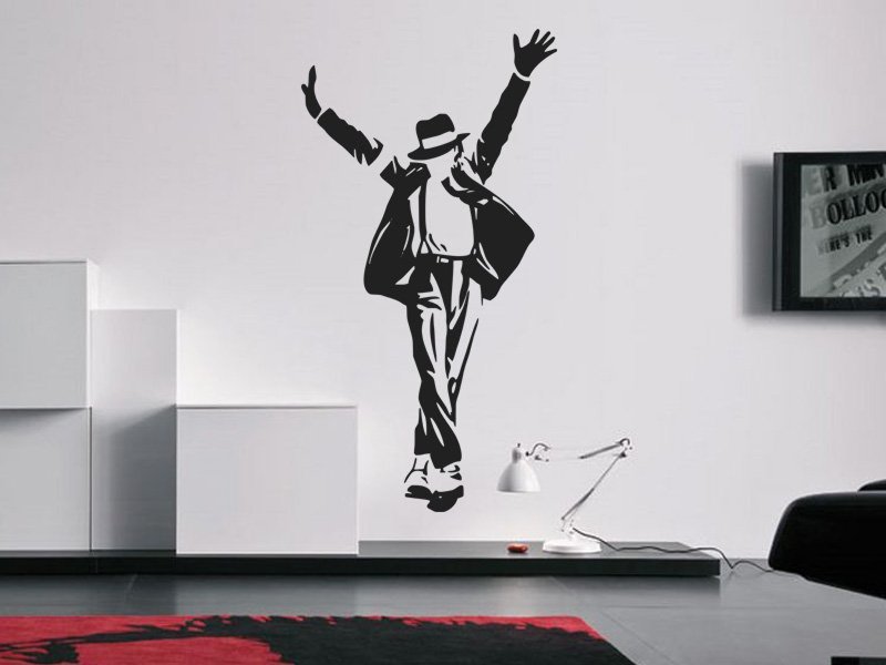 Samolepky na zeď Michael Jackson 003 - Samolepící dekorace a nálepka na stěnu