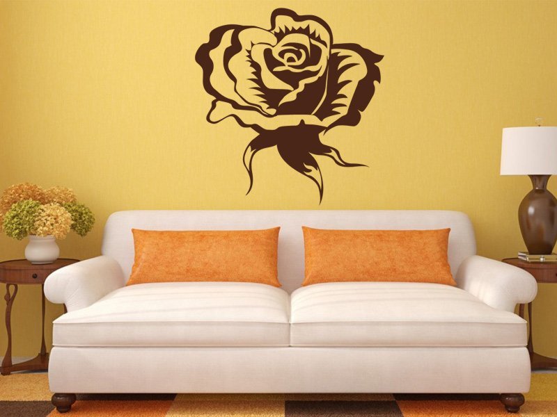 Samolepky na zeď Růže 004 - Samolepící dekorace a nálepka na stěnu