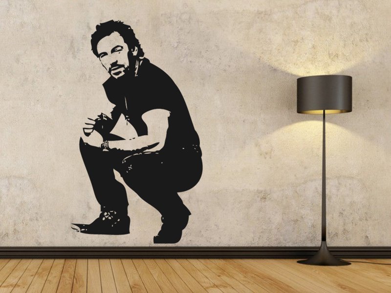 Samolepky na zeď Bruce Springsteen 001 - Samolepící dekorace a nálepka na stěnu