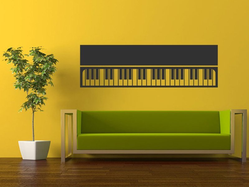 Samolepky na zeď Piano 008 - Samolepící dekorace a nálepka na stěnu