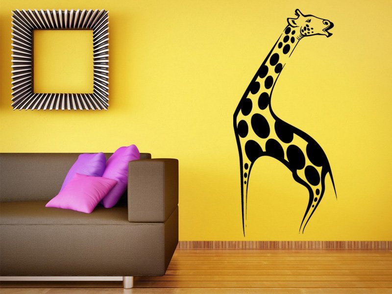 Samolepky na zeď Žirafa 003 - Samolepící dekorace a nálepka na stěnu