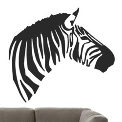 Samolepky na zeď Zebra 005